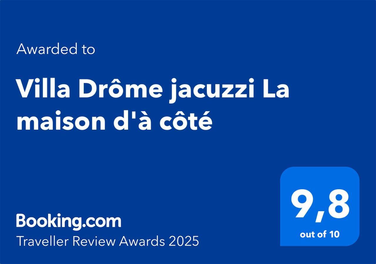 Villa Drome Jacuzzi La Maison D'A Cote Chatuzange-le-Goubet Kültér fotó